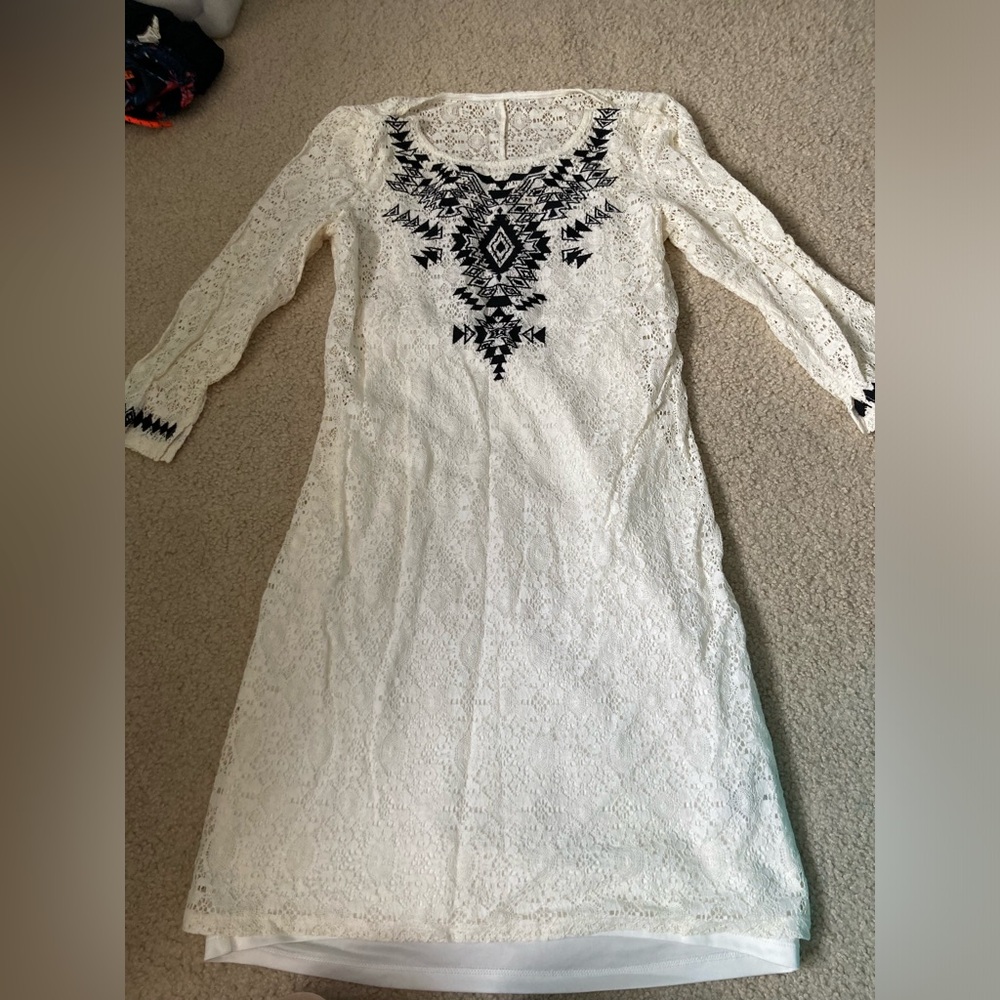 Express dress with tribal pattern
